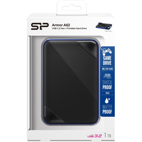Silicon Power Armor A62 HDD 1TB USB 3.2 Gen 1 (Black & Blue)
