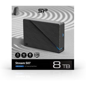 Silicon Power Stream S07 Ext HDD 8TB USB 3.2 Gen 1 (Black)