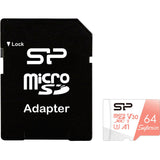 Silicon Power MicroSDXC Card Superior Pro Class 10 UHS-1 U3 V30 64GB Colorful - image 3 of 4