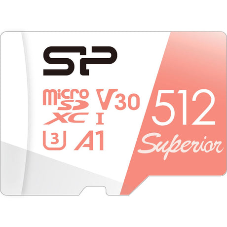 Silicon Power MicroSDXC Superior Pro C10 UHS-1 U3 V30 512GB - image 2 of 4