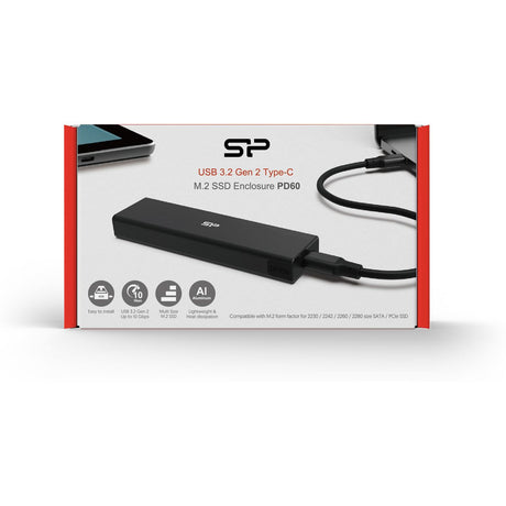 Silicon Power PD60 M.2 Ext SSD Enclosure USB 3.2 Gen 1