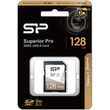 Silicon Power SDXC Card Superior Pro Class 10 UHS-II U3 V90 128GB