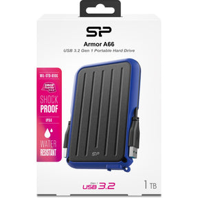 Silicon Power Armor A66 Ext HDD 1TB USB 3.2 Gen 1 (Blue)