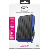 Silicon Power Armor A66 Ext HDD 4TB USB 3.2 Gen 1 (Blue)