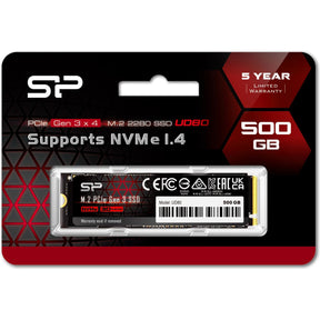 Silicon Power UD80 SSD 500GB M.2 PCI-E GEN3 X4 & NVMe 1.4