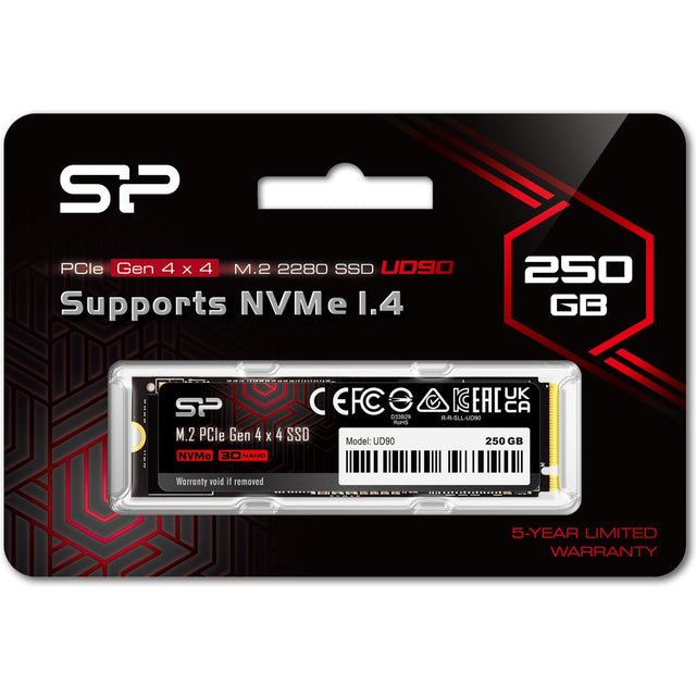 Silicon Power UD90 SSD 250GB M.2 PCI-E GEN4 X4 & NVMe 1.4