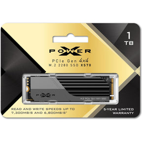 Silicon Power XS70 SSD 1TB M.2 PCI-E GEN4 X4 & NVMe 1.4