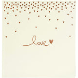 Goldbuch Raining Hearts Peach Wedding Album 30x31