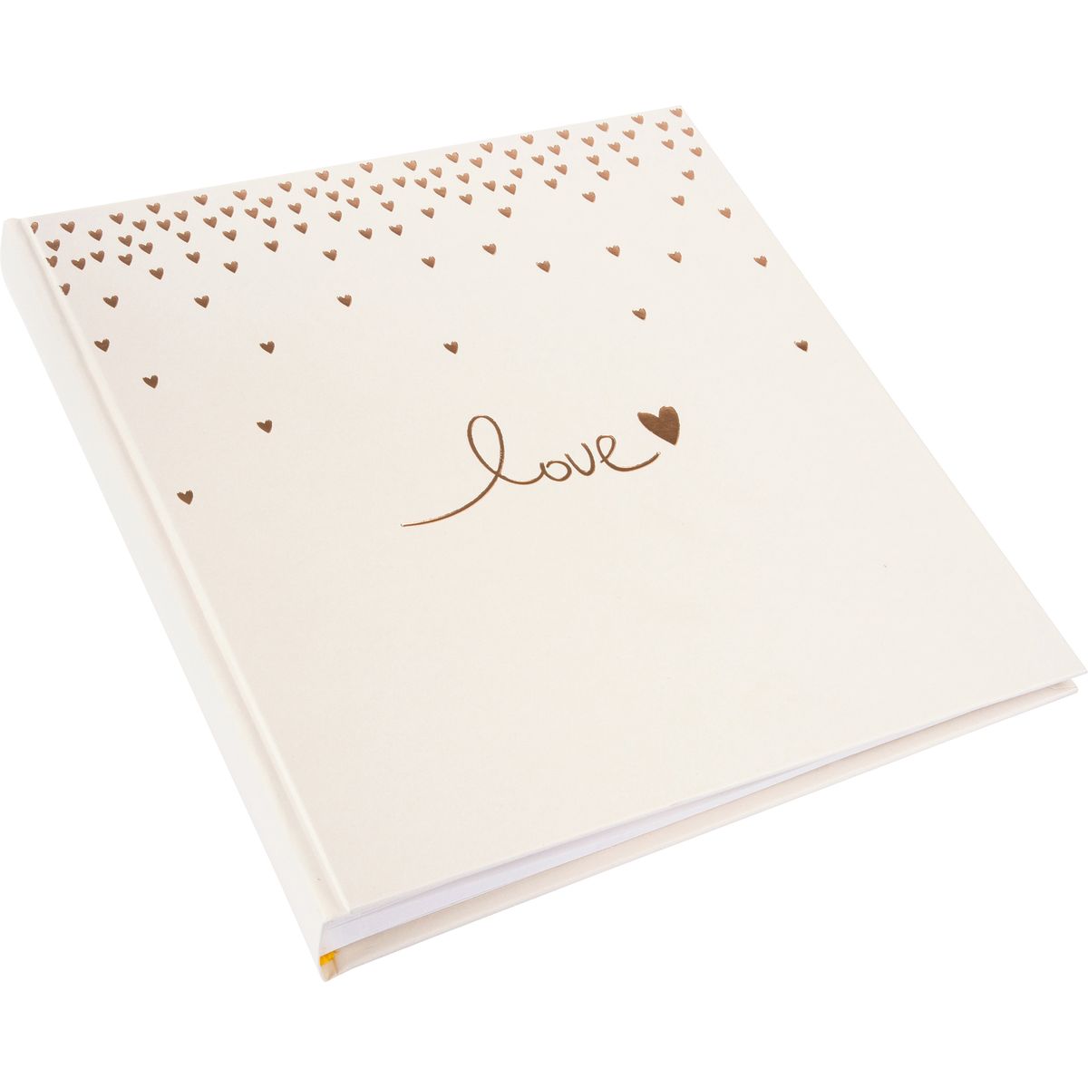 Goldbuch Raining Hearts Peach Wedding Album 30x31 - image 2 of 4