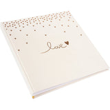 Goldbuch Raining Hearts Peach Wedding Album 30x31 - image 2 of 4