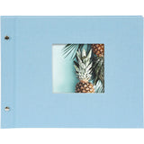Goldbuch Bella Vista Losbladig Album 30x25 Sky-Blue (Black Pages)