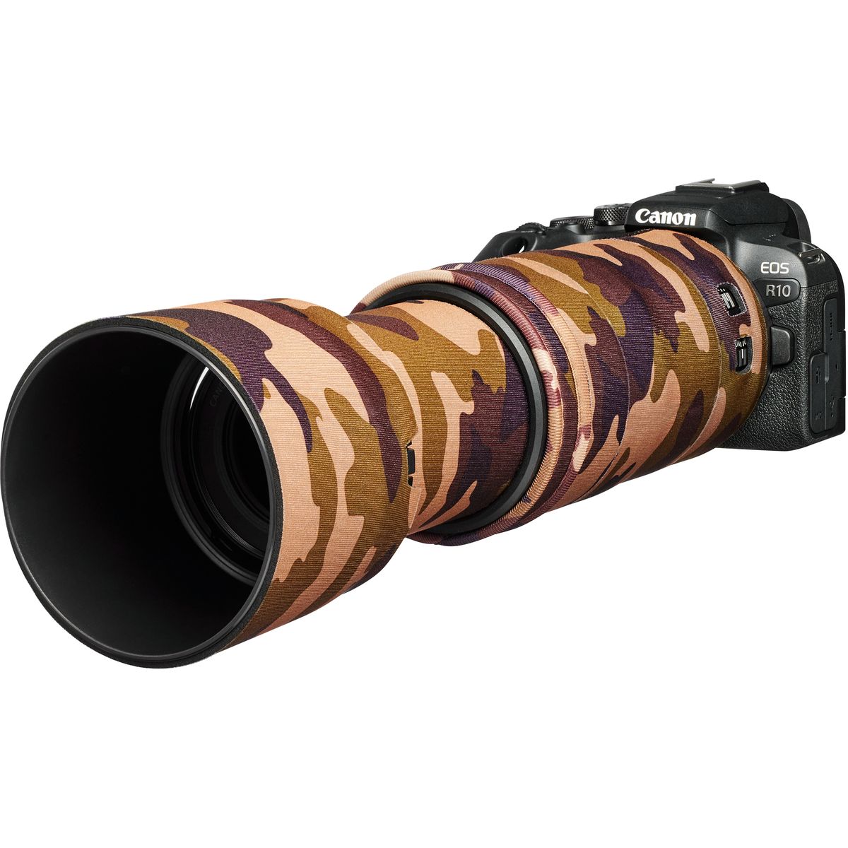 easyCover Lens Oak For Canon RF 100-400mm f/5.6-8 IS USM Brown Camouflage