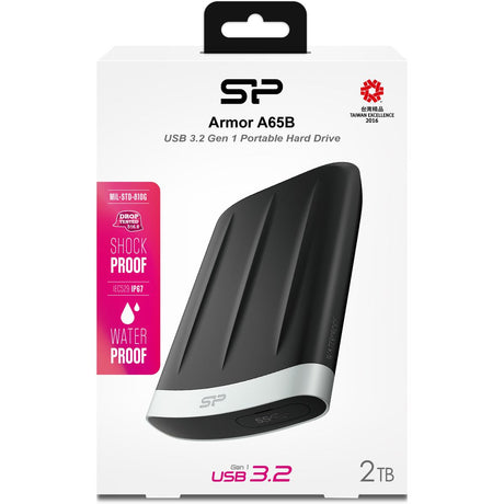 Silicon Power Armor A65B Ext HDD 2TB USB 3.2 Gen 1 (Black)