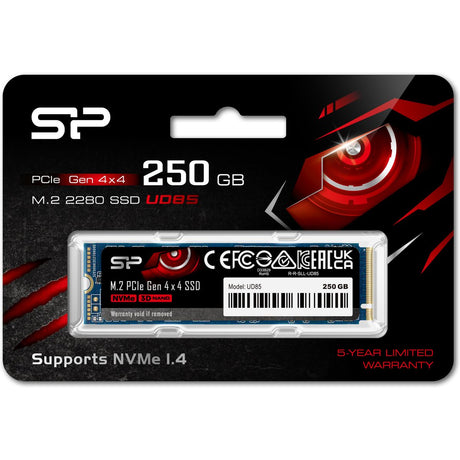 Silicon Power UD85 SSD 250GB M.2 PCI-E GEN4 X4 & NVMe 1.4