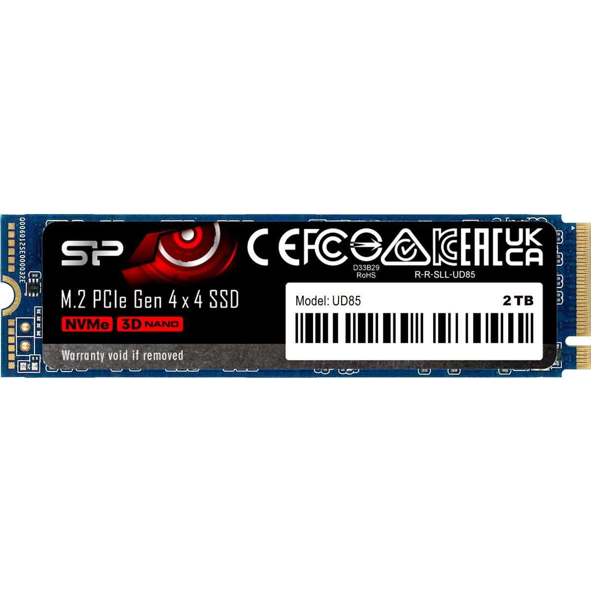Silicon Power UD85 SSD 2TB M.2 PCI-E GEN4 X4 & NVMe 1.4 - image 2 of 3