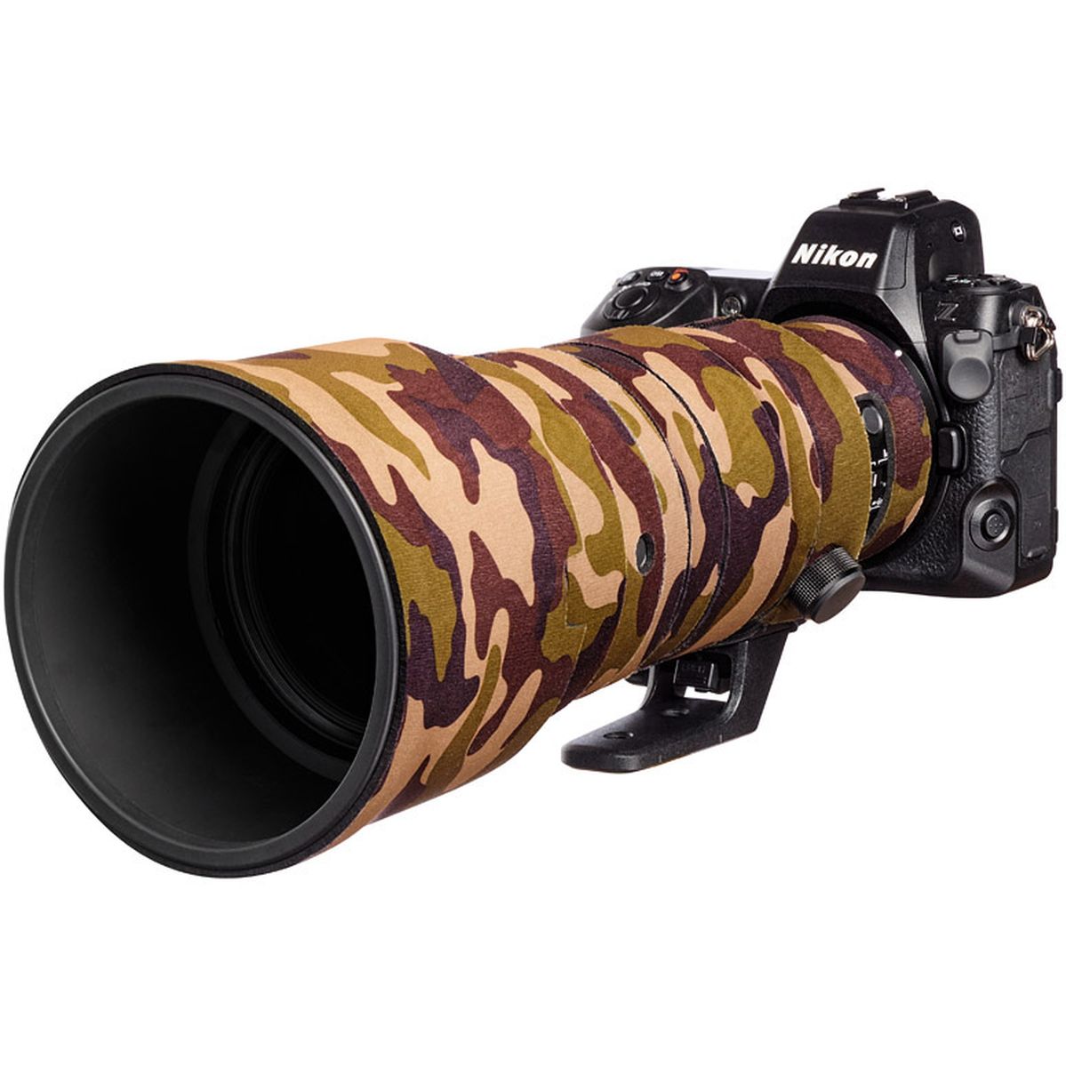 easyCover Lens Oak For Nikon Z 400mm f/4.5 VR S Brown Camouflage New