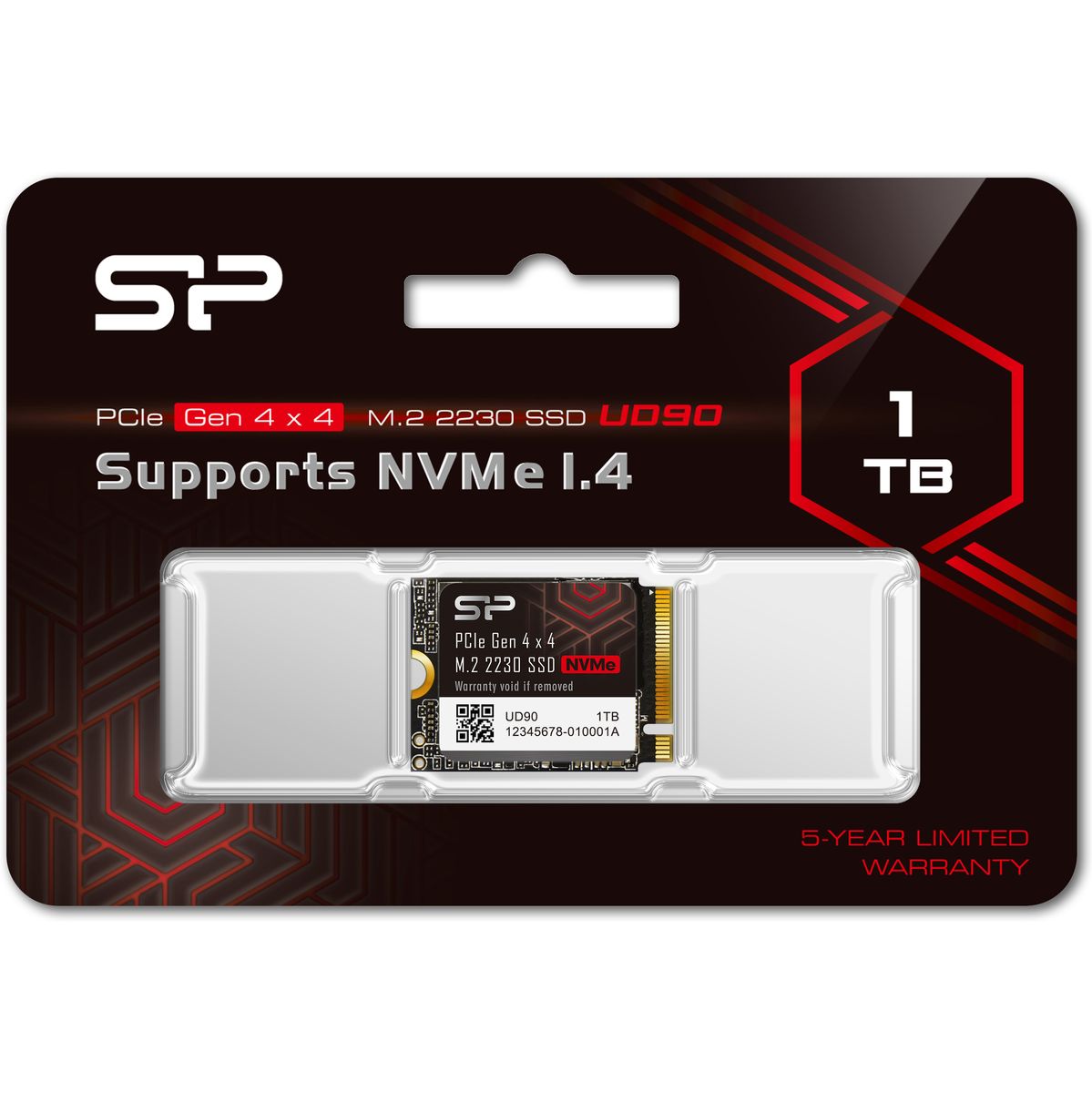 Silicon Power UD90 SSD 1TB M.2 2230 PCI-E GEN4 X4 & NVMe 1.4