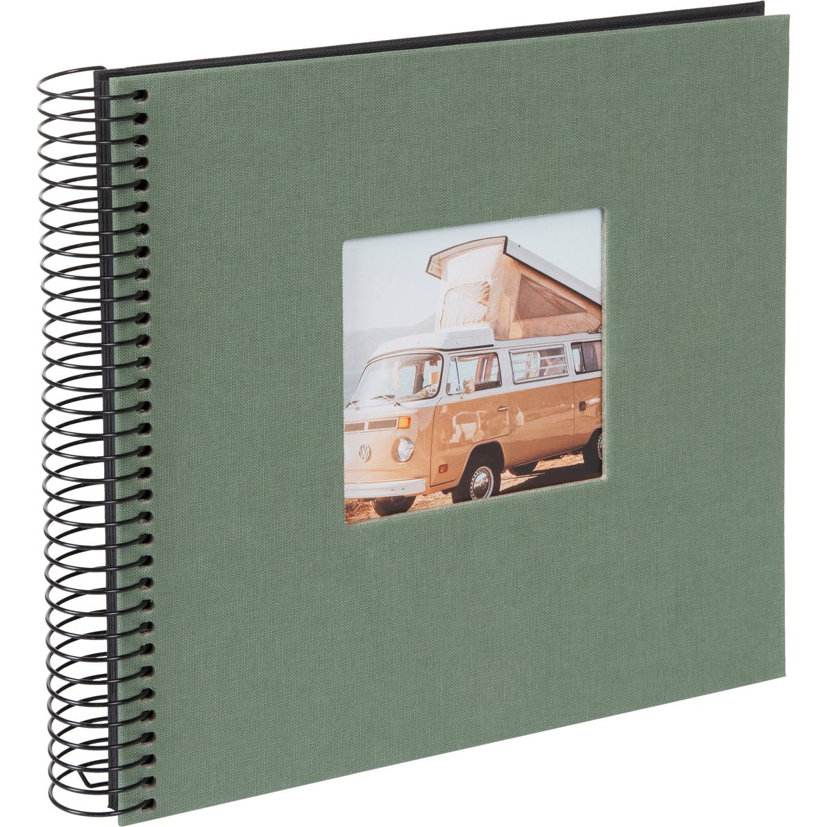 Goldbuch Bella Vista Spiral Album 21x20 Artichoke (Black Pages)