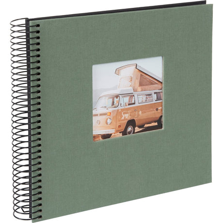 Goldbuch Bella Vista Spiral Album 21x20 Artichoke (Black Pages)