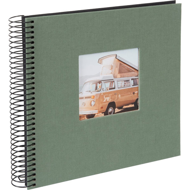 Goldbuch Bella Vista Spiral Album 21x20 Artichoke (Black Pages)