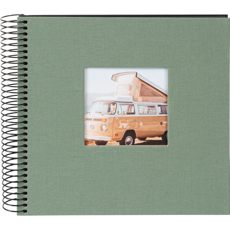 Goldbuch Bella Vista Spiral Album 21x20 Artichoke (Black Pages) - image 2 of 4