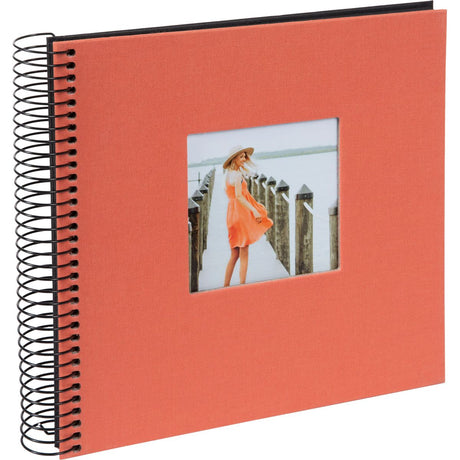 Goldbuch Bella Vista Spiral Album 21x20 Salmon (Black Pages)