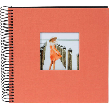 Goldbuch Bella Vista Spiral Album 21x20 Salmon (Black Pages) - image 2 of 4