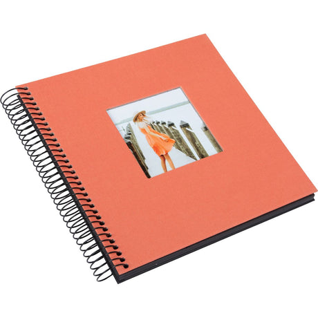 Goldbuch Bella Vista Spiral Album 21x20 Salmon (Black Pages) - image 3 of 4