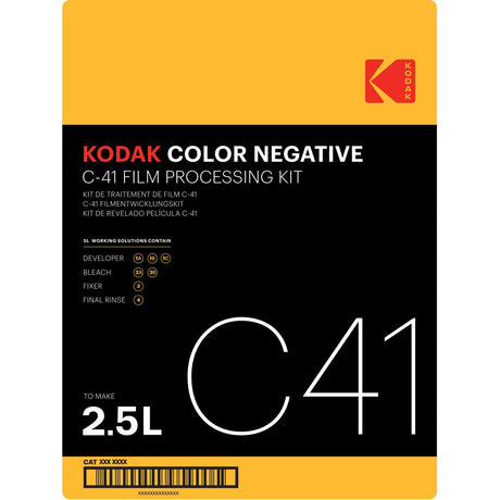 Kodak Colour Negative C-41 Film Processing Kit 2.5l