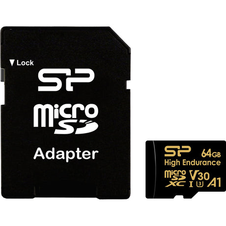 Silicon Power MicroSDXC Card Golden Series High Class 10 A1 UHS-I U3 V30 64GB - image 2 of 4