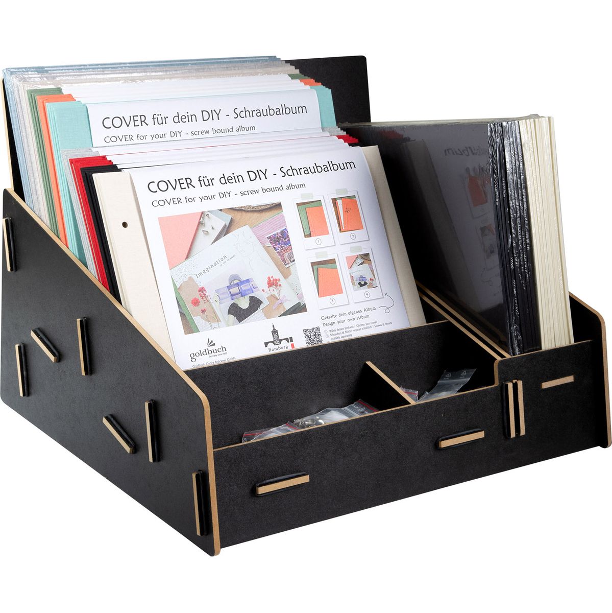 Goldbuch Losbladige Albums In Wooden Display - image 2 of 2