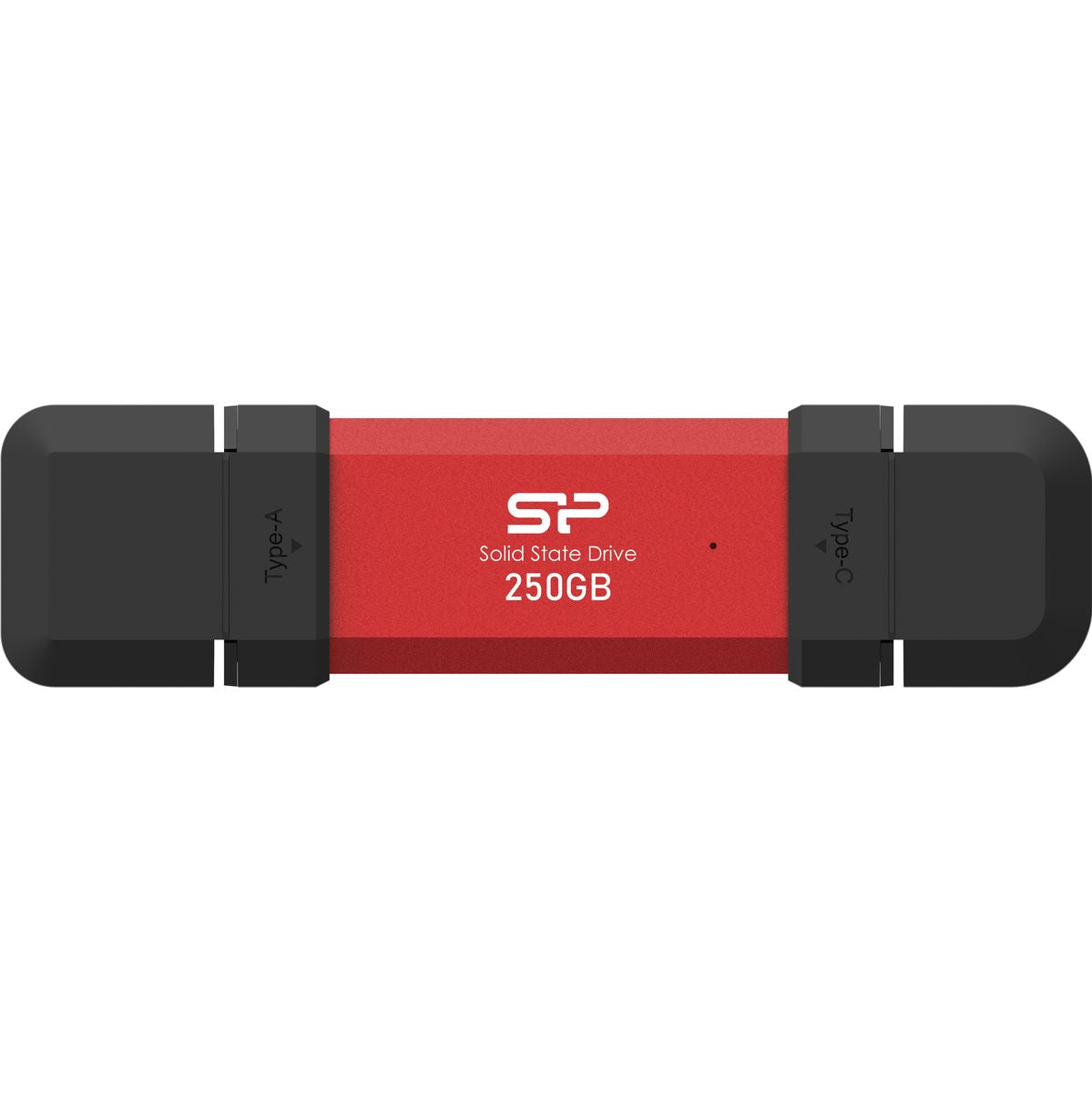 Silicon Power DS72 SSD Stick 250GB USB 3.2 Gen 2 Type-A & Type-C (Red) - image 2 of 5