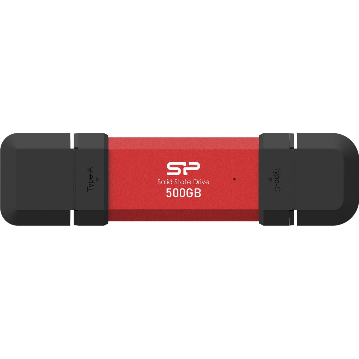 Silicon Power DS72 SSD Stick 500GB USB 3.2 Gen 2 Type-A & Type-C (Red) - image 2 of 5
