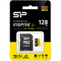 Silicon Power MicroSDXC Card Inspire Class 10 A1 UHS-I U3 V30 128GB w/ Adapter