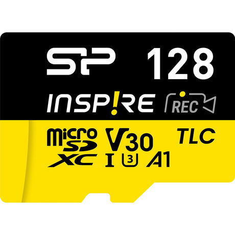 Silicon Power MicroSDXC Card Inspire Class 10 A1 UHS-I U3 V30 128GB w/ Adapter - image 4 of 4