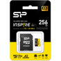 Silicon Power MicroSDXC Card Inspire Class 10 A2 UHS-I U3 V30 256GB w/ Adapter