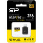 Silicon Power MicroSDXC Card Inspire Class 10 A2 V30 256GB w/ Type-C Reader