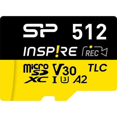 Silicon Power MicroSDXC Card Inspire Class 10 A2 V30 512GB w/ Type-C Reader - image 4 of 4