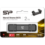 Silicon Power DS72 SSD Stick 2TB USB 3.2 Gen 2 Type-A & Type-C (Black)