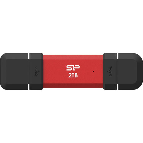 Silicon Power DS72 SSD Stick 2TB USB 3.2 Gen 2 Type-A & Type-C (Red) - image 2 of 5