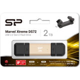 Silicon Power DS72 SSD Stick 2TB USB 3.2 Gen 2 Type-A & Type-C (Gold)