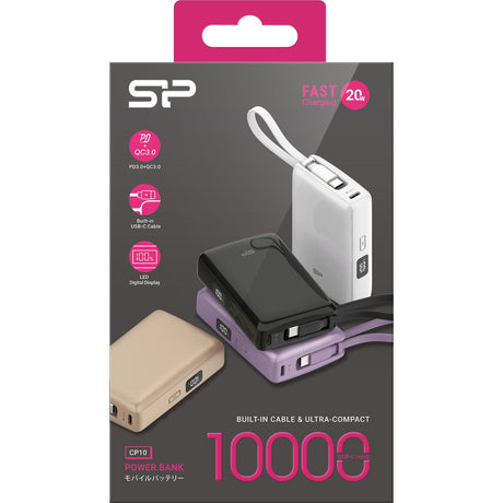 Silicon Power PowerBank CP10 10000mAh Black - image 2 of 5