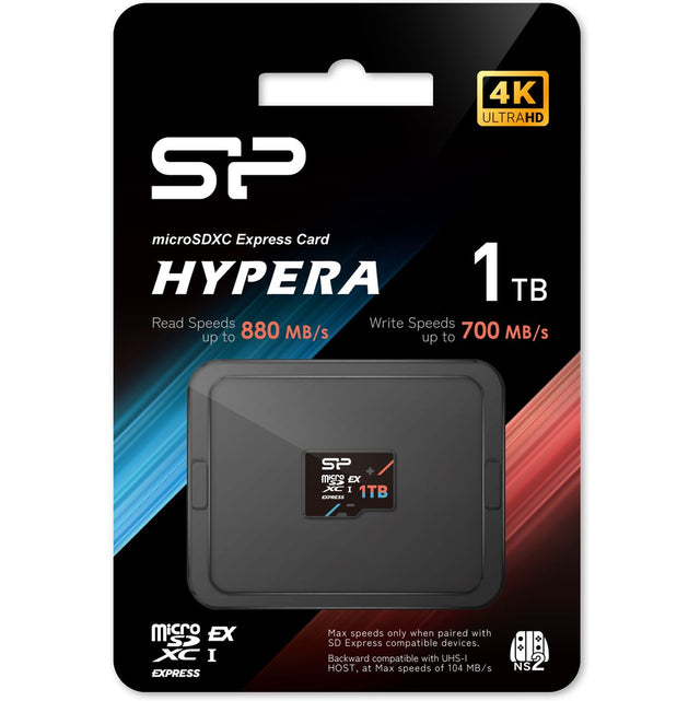 Silicon Power MicroSDXC Express Card Hypera Class 10 A1 UHS-1 U3 V30 1024GB