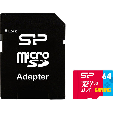 Silicon Power MicroSDXC Card Superior Gaming Class 10 A1 64GB w/ Adapter - image 2 of 3