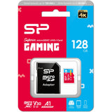 Silicon Power MicroSDXC Card Superior Gaming Class 10 A1 128GB w/ Adapter