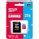 Silicon Power MicroSDXC Card Superior Gaming Class 10 A1 256GB w/ Adapter