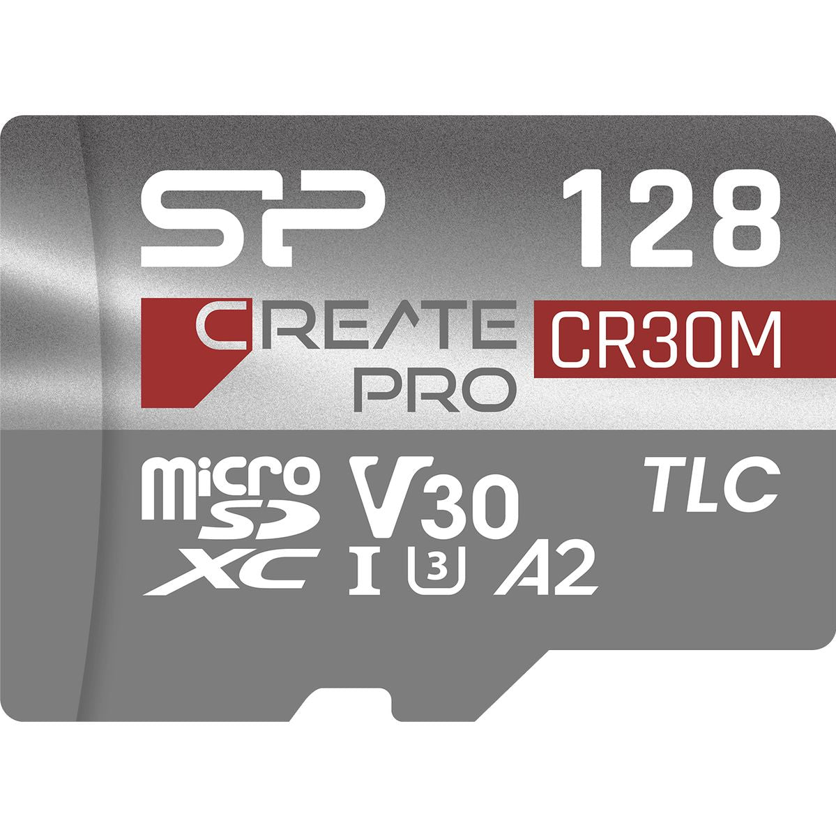 Silicon Power MicroSDXC Card Createpro CR30M Class 10 A2 128GB w/ Adapter - image 3 of 3