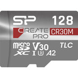 Silicon Power MicroSDXC Card Createpro CR30M Class 10 A2 128GB w/ Adapter - image 3 of 3