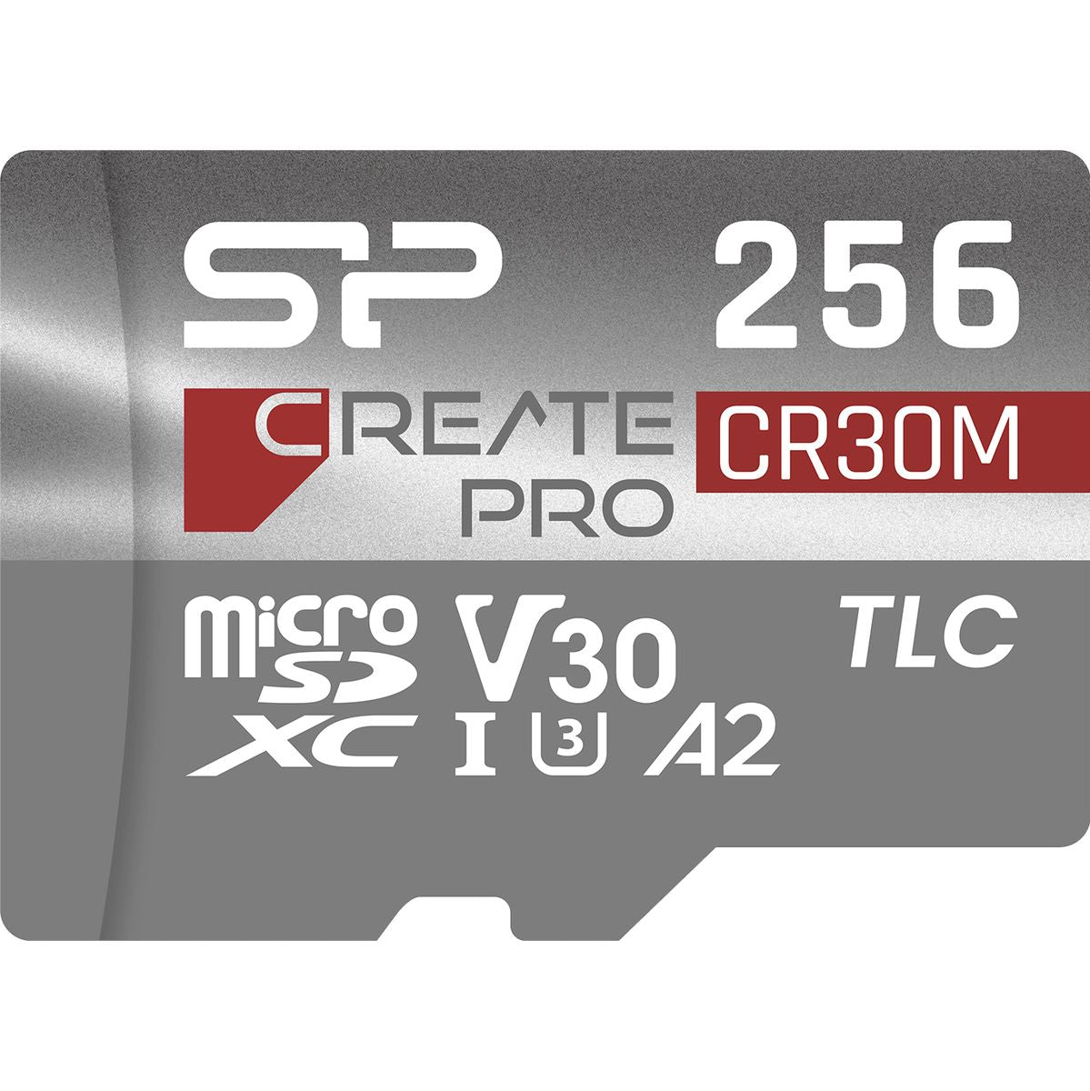 Silicon Power MicroSDXC Card Createpro CR30M Class 10 A2 256GB w/ Adapter - image 3 of 3