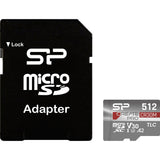 Silicon Power MicroSDXC Card Createpro CR30M Class 10 A2 512GB w/ Adapter - image 2 of 3